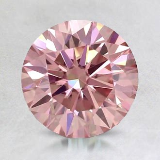 7.5mm Premium Pink Round Moissanite