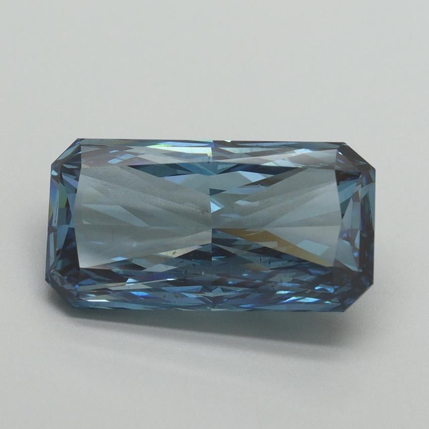 5.24 Ct. Fancy Intense Blue Radiant Lab Grown Diamond