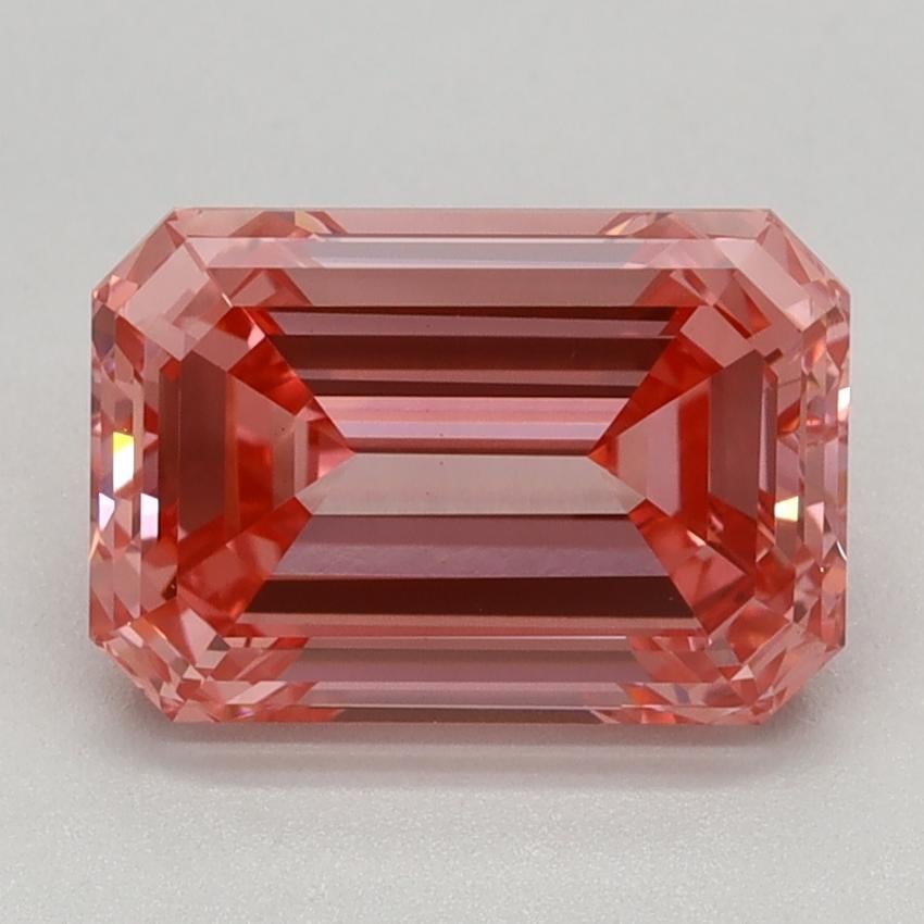 2.01 Ct. Fancy Vivid Pink Emerald Lab Grown Diamond