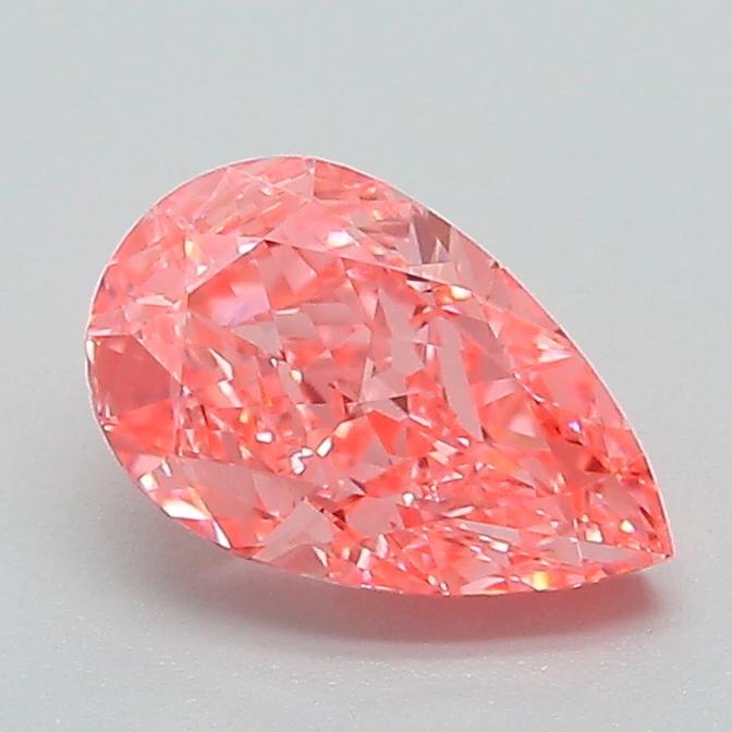 1.07 Ct. Fancy Vivid Pink Pear Lab Grown Diamond