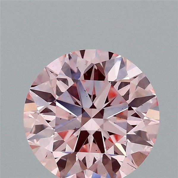 1.60 Ct. Fancy Intense Pink Round Lab Grown Diamond