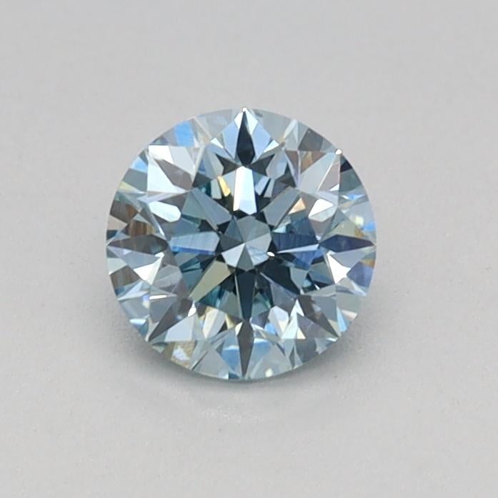 0.36 Ct. Fancy Vivid Blue Round Lab Grown Diamond