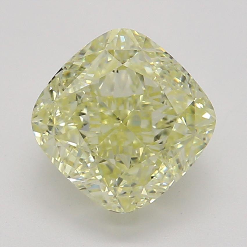 0.95 Ct. Fancy Yellow Cushion Diamond