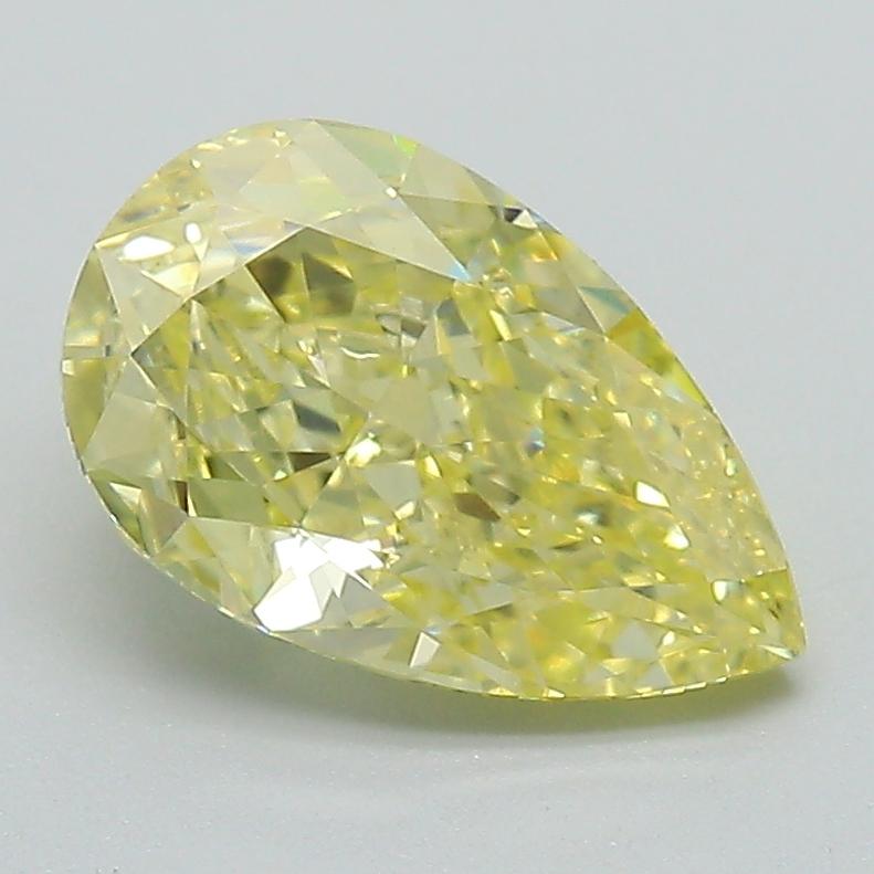 2.01 Ct. Fancy Light  Yellow Pear Lab Grown Diamond