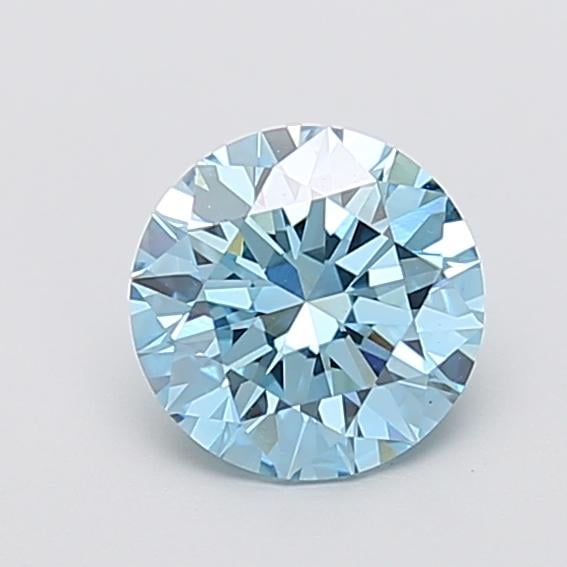 1.50 Ct. Fancy Vivid  Blue Round Lab Grown Diamond