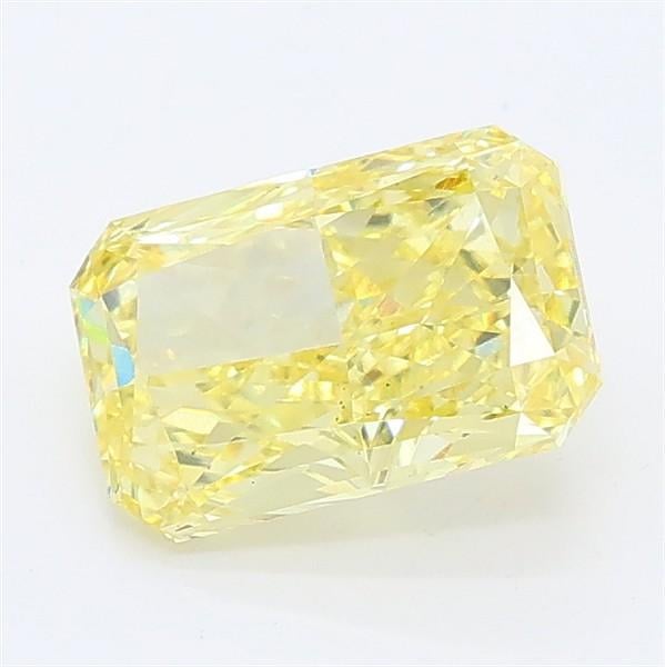 1.33 Ct. Fancy Vivid Yellow Radiant Lab Grown Diamond