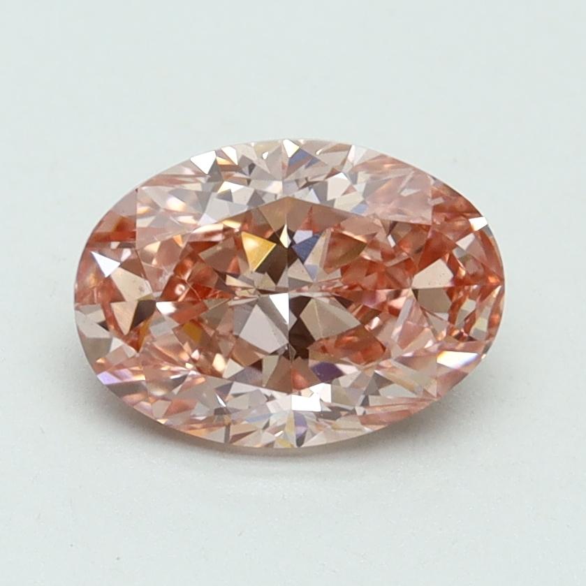 1.34 Ct. Fancy Vivid Pink Oval Lab Grown Diamond