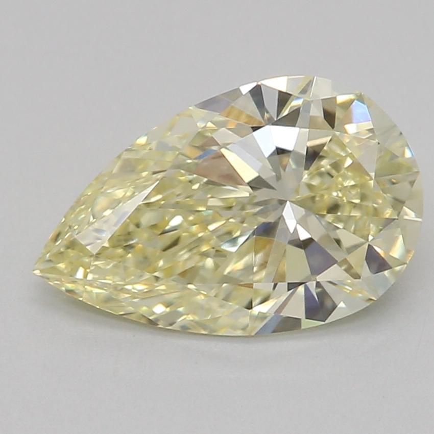 1.00 Ct. Fancy Yellow Pear Lab Grown Diamond