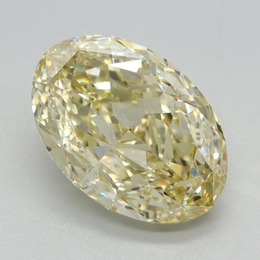 2.13 Ct. Fancy Intense Yellow Oval Lab Grown Diamond
