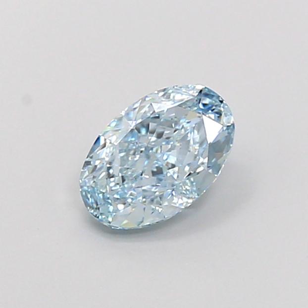 1.07 Ct. Fancy Intense Blue Oval Lab Grown Diamond