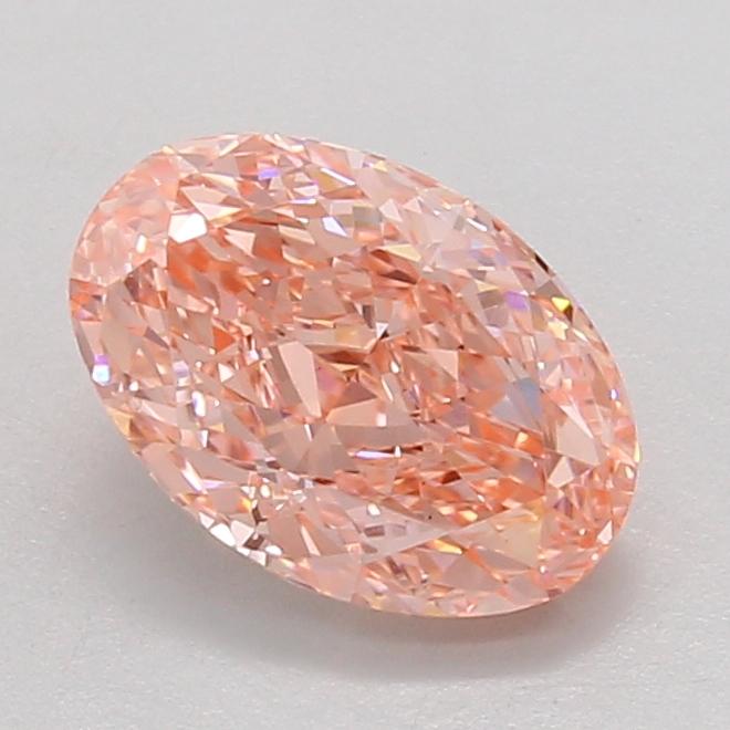 2.08 Ct. Fancy Vivid Pink Oval Lab Grown Diamond
