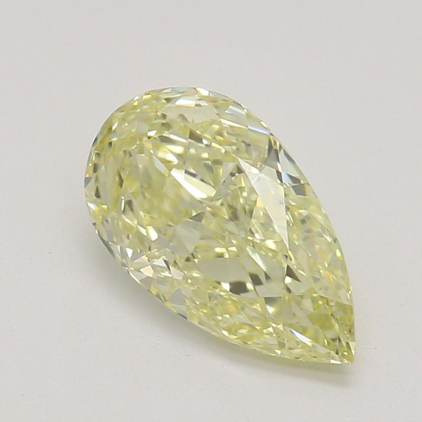 0.90 Ct. Fancy Yellow Pear Diamond
