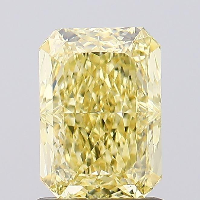 1.38 Ct. Fancy Intense  Yellow Radiant Lab Grown Diamond