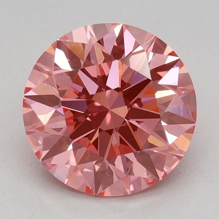 1.05 Ct. Fancy Vivid Pink Round Lab Grown Diamond
