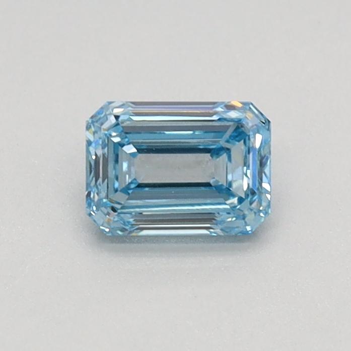 0.35 Ct. Fancy Intense Blue Emerald Lab Grown Diamond