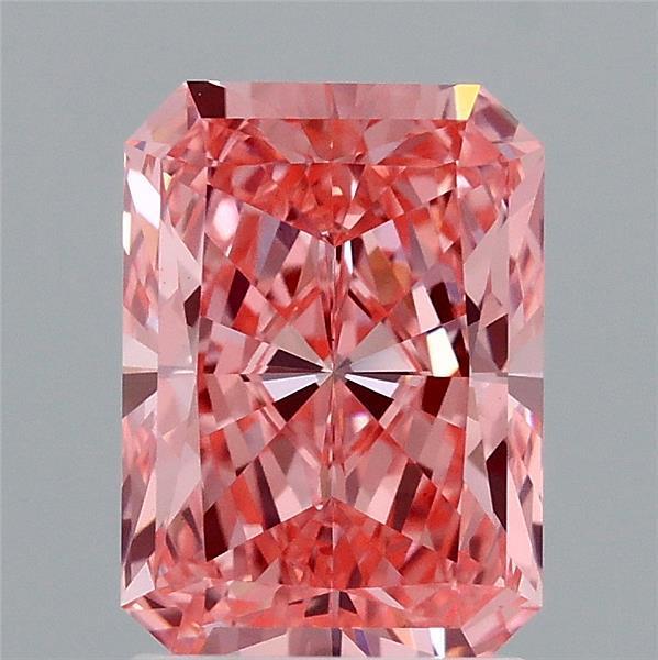 2.03 Ct. Fancy Vivid Pink Radiant Lab Grown Diamond
