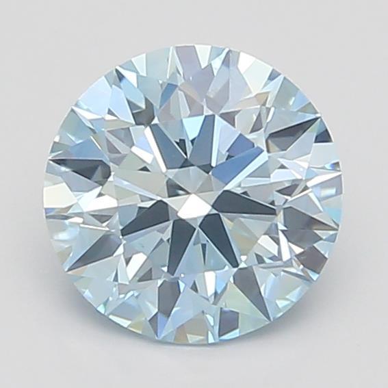 1.41 Ct. Fancy Intense Blue Round Lab Grown Diamond