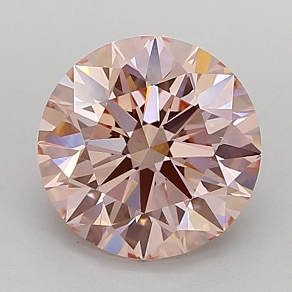 2.18 Ct. Fancy Intense  Pink Round Lab Grown Diamond