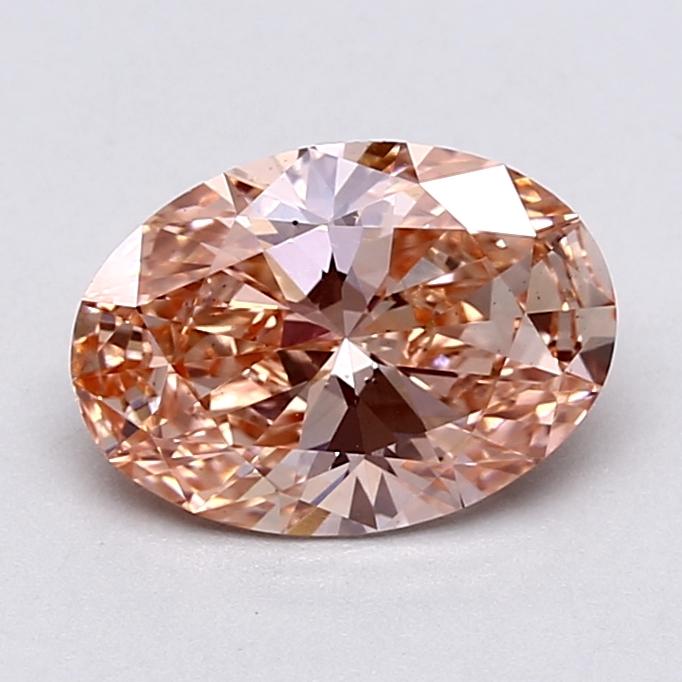 2.04 Ct. Fancy Vivid  Pink Oval Lab Grown Diamond