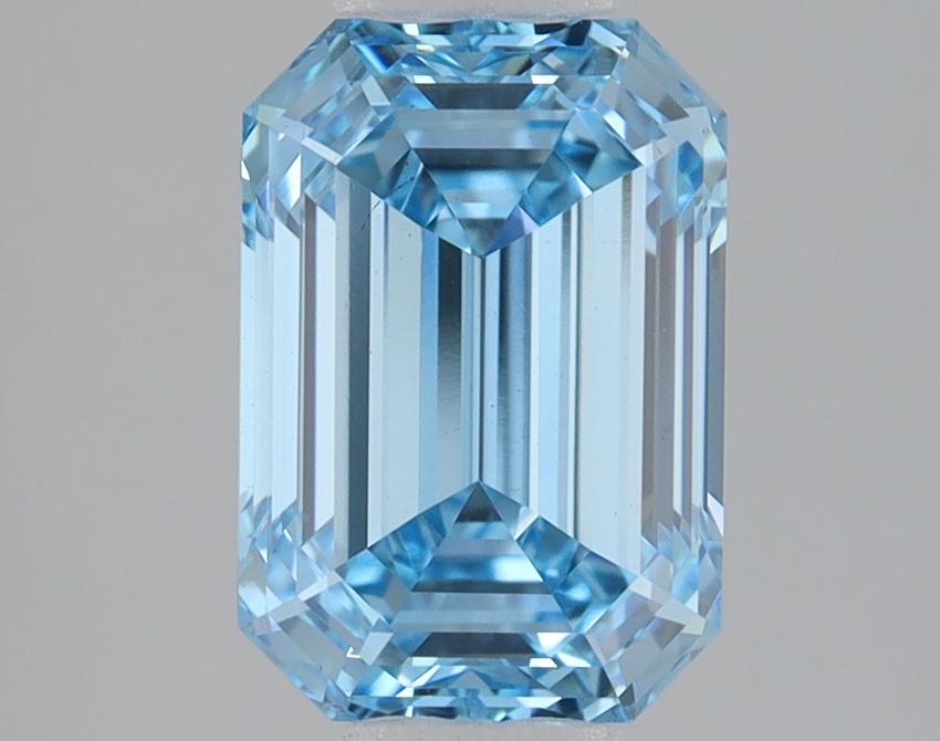2.09 Ct. Fancy Vivid Blue Emerald Lab Grown Diamond