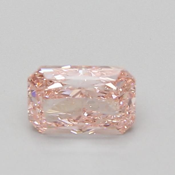 0.91 Ct. Fancy Vivid Pink Radiant Lab Grown Diamond