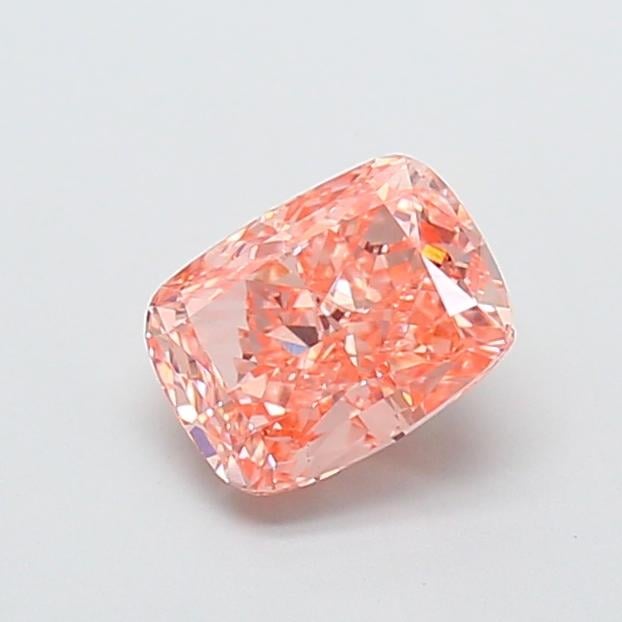 1.60 Ct. Fancy Intense  Pink Cushion Lab Grown Diamond