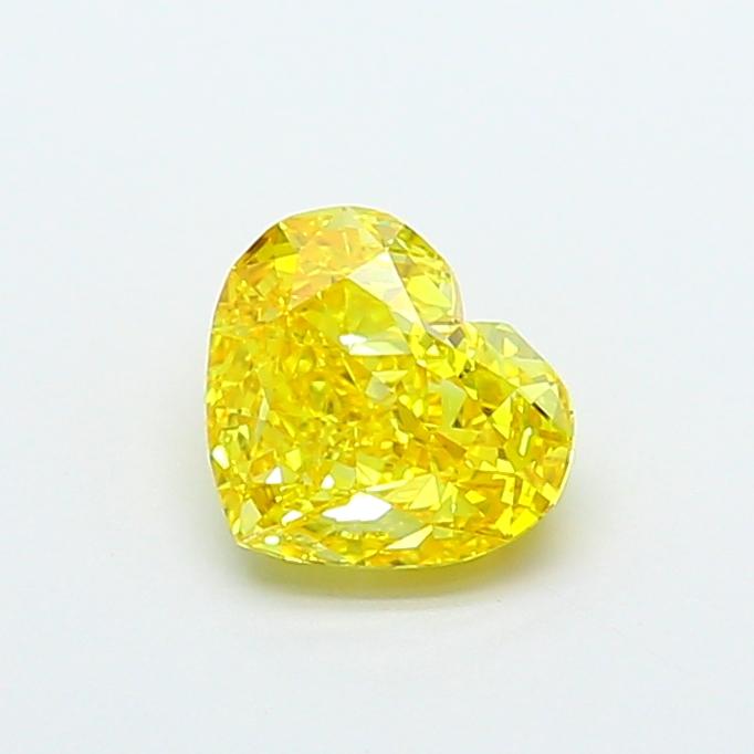1.70 Ct. Fancy Vivid Yellow Heart Lab Grown Diamond