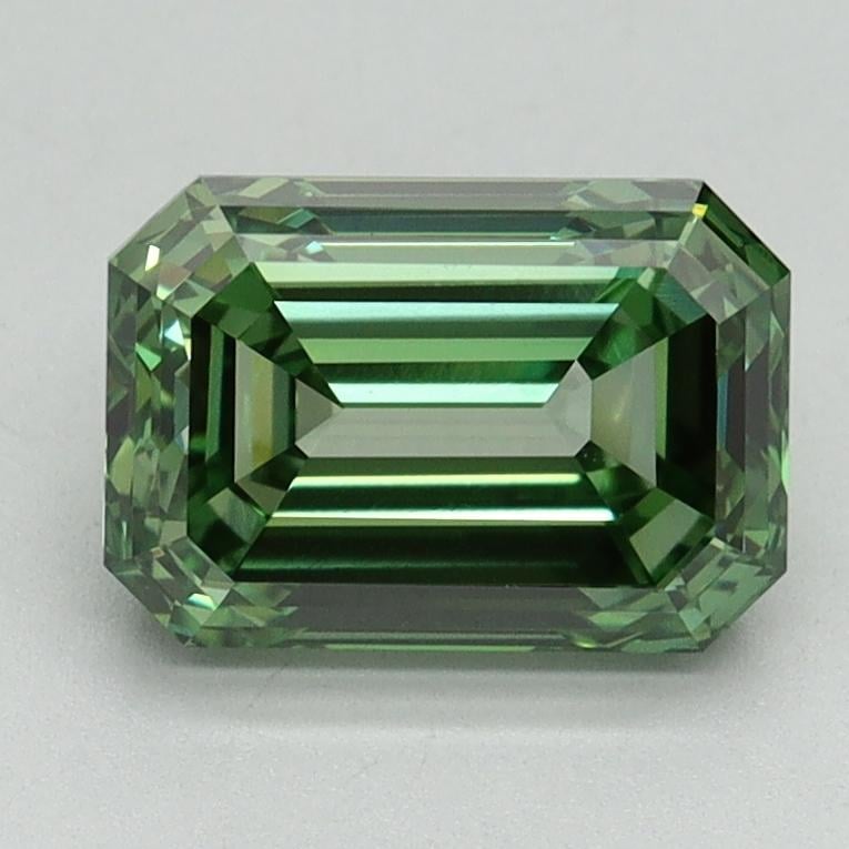 2.00 Ct. Fancy Vivid Green Emerald Lab Grown Diamond