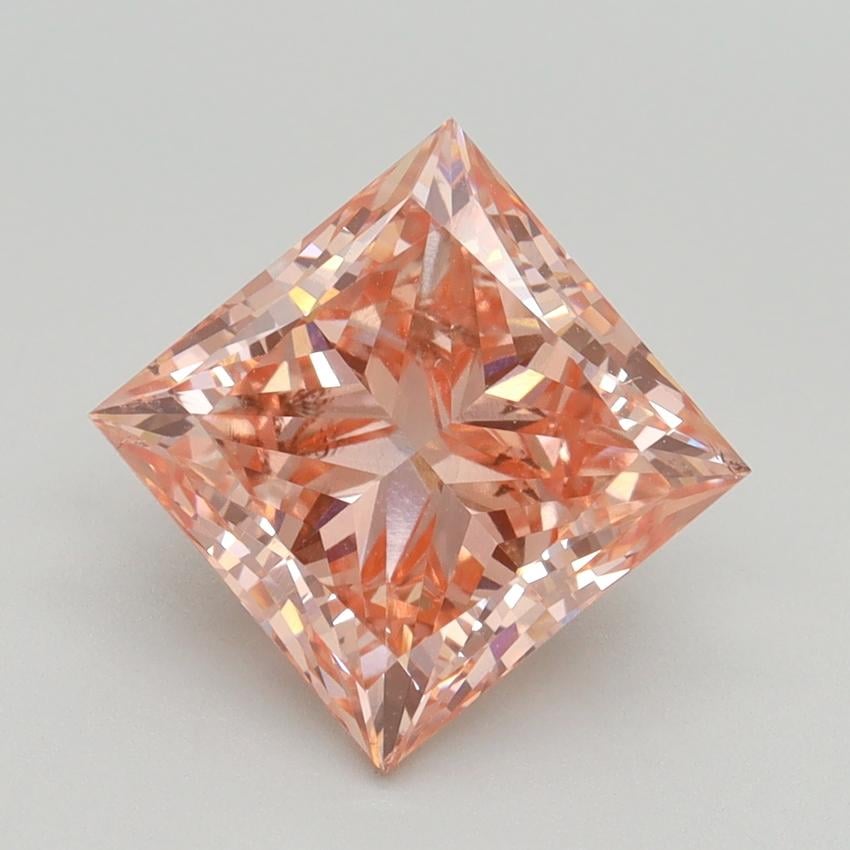 3.50 Ct. Fancy Intense Pink Princess Lab Grown Diamond