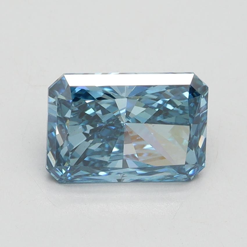 1.64 Ct. Fancy Vivid Blue Radiant Lab Grown Diamond