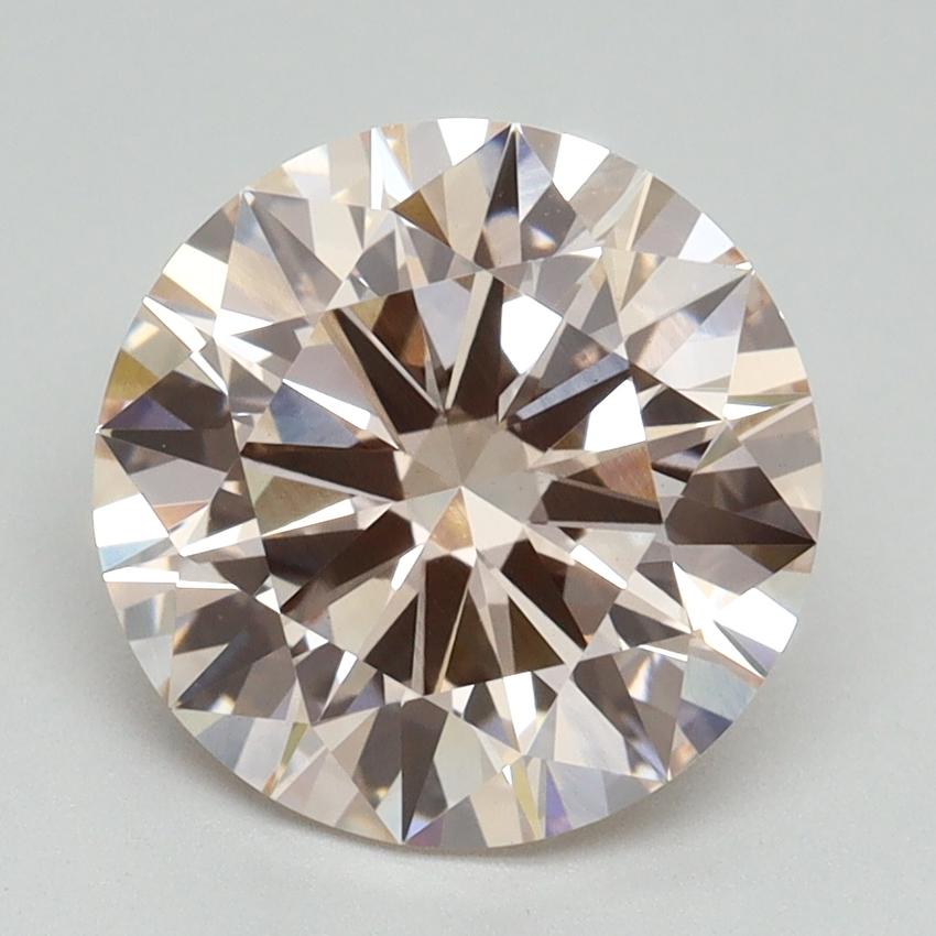 3.03 Ct. Fancy Pink Round Lab Grown Diamond