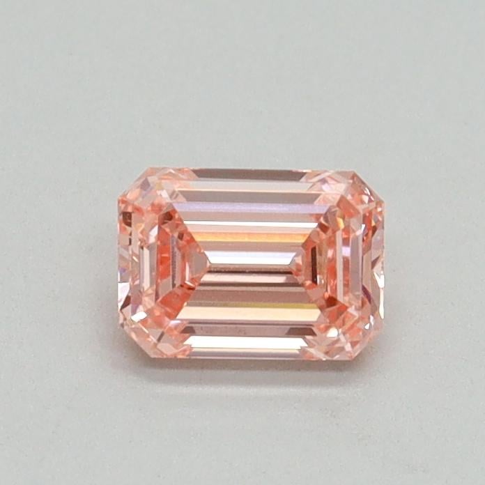 0.43 Ct. Fancy Vivid Pink Emerald Lab Grown Diamond