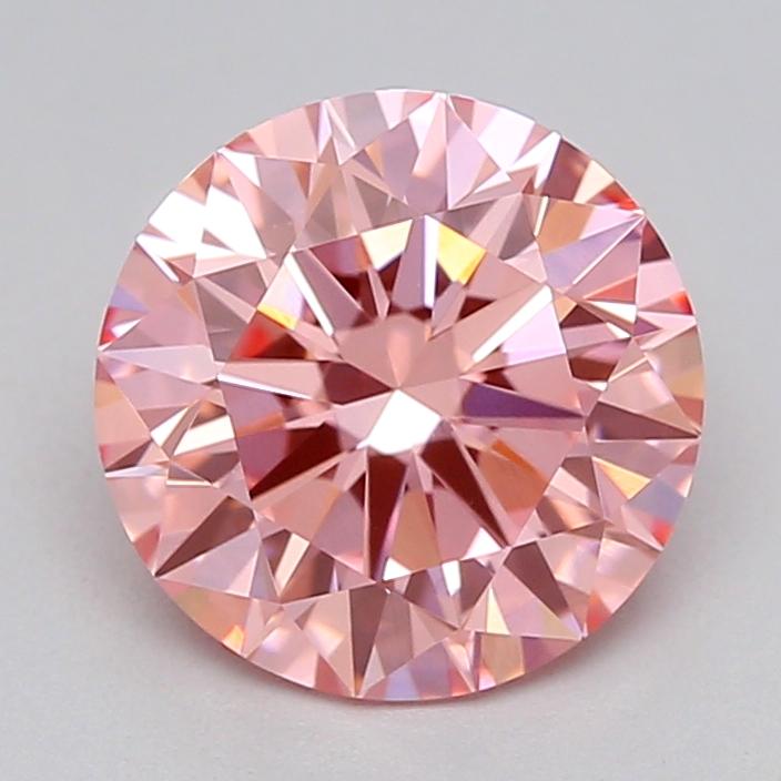 1.06 Ct. Fancy Vivid  Pink Round Lab Grown Diamond