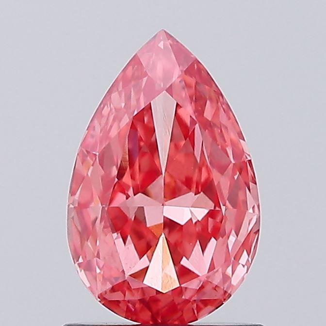1.10 Ct. Fancy Vivid Pink Pear Lab Grown Diamond