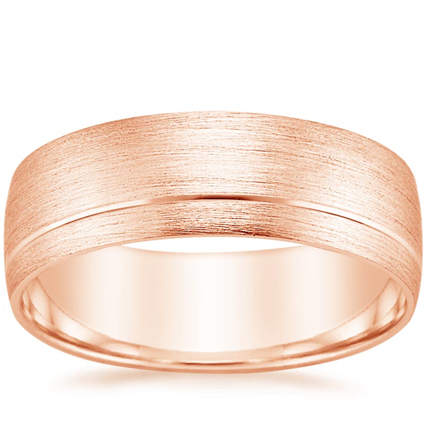 Patagonia Wedding Ring in 14K Rose Gold