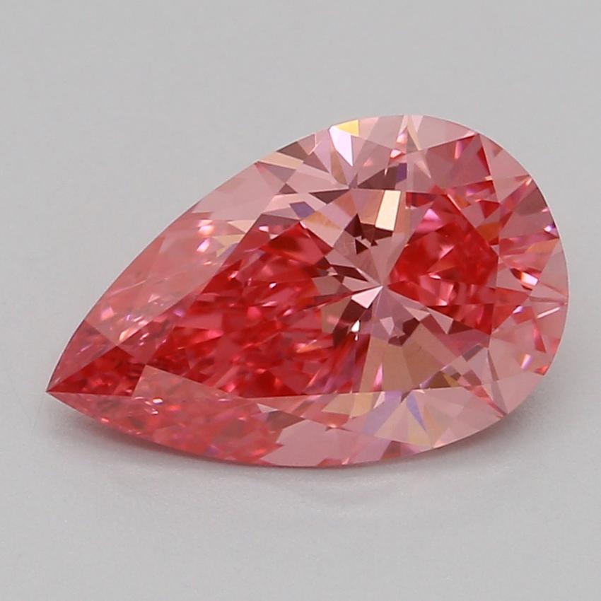 1.05 Ct. Fancy Vivid Pink Pear Lab Grown Diamond