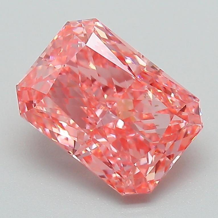 2.03 Ct. Fancy Vivid Pink Radiant Lab Grown Diamond