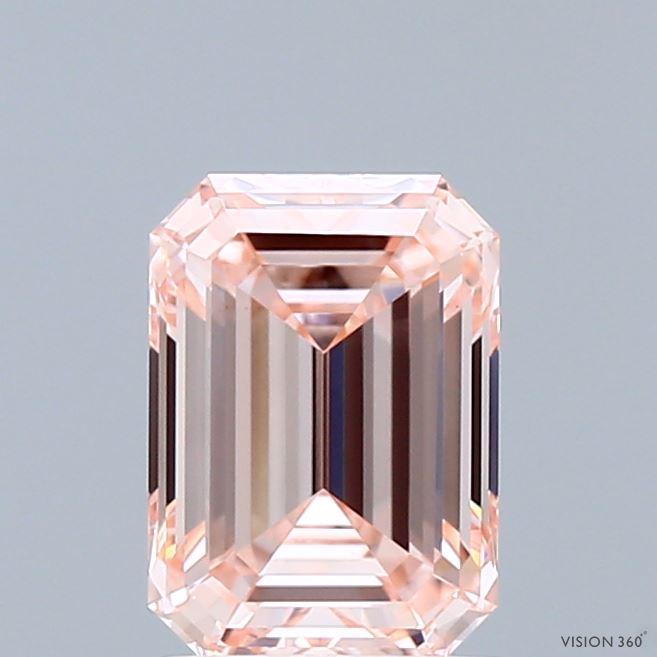 1.40 Ct. Fancy Pink Emerald Lab Grown Diamond