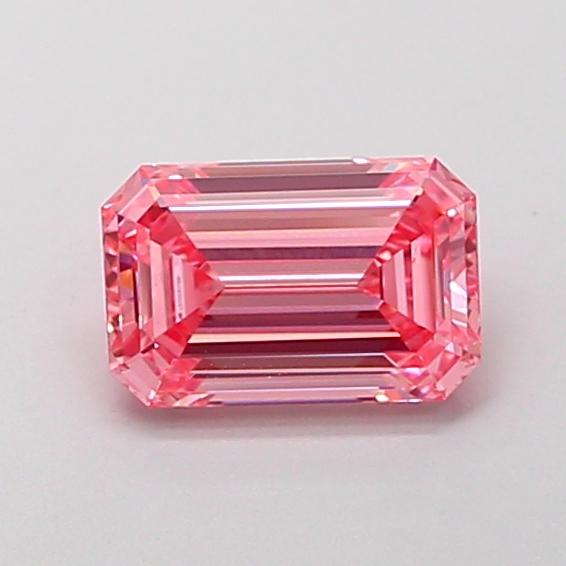 1.09 Ct. Fancy Vivid Pink Emerald Lab Grown Diamond