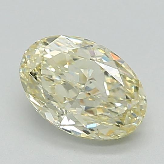1.40 Ct. Fancy Light  Yellow Oval Lab Grown Diamond