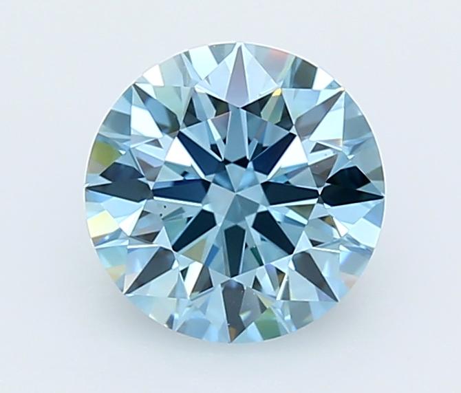 2.02 Ct. Fancy Intense  Blue Round Lab Grown Diamond