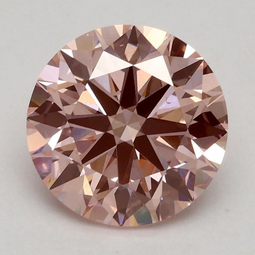 2.20 Ct. Fancy Intense Pink Round Lab Grown Diamond
