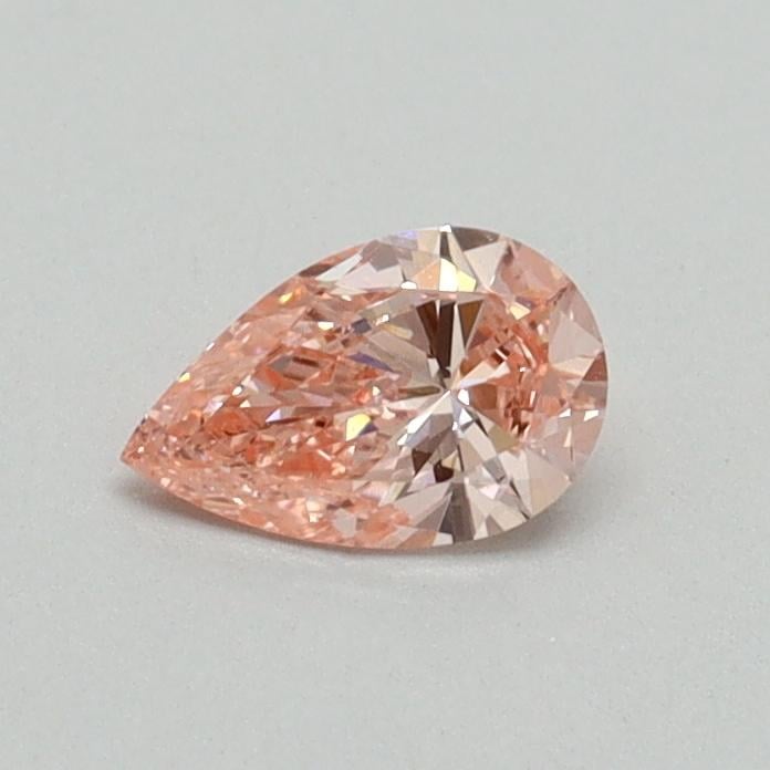 0.30 Ct. Fancy Vivid Pink Pear Lab Grown Diamond