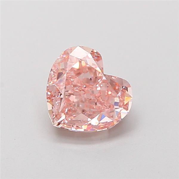 1.45 Ct. Fancy Vivid Pink Heart Lab Grown Diamond