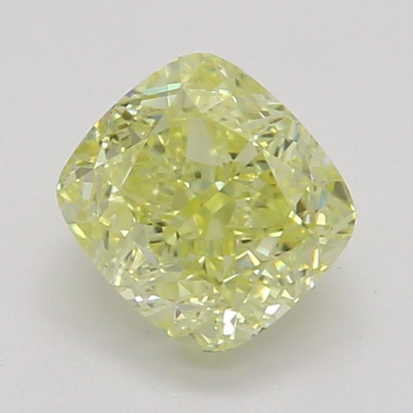 0.5 Ct. Fancy Yellow Cushion Diamond