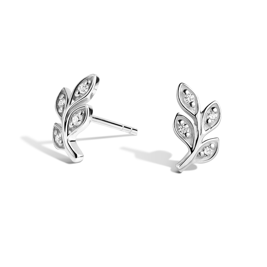 Silver And Diamond Earrings Store, 57% OFF | espirituviajero.com