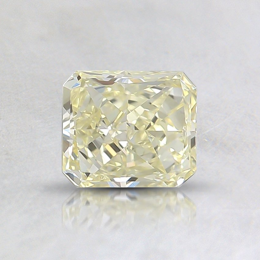 0.54 Ct. Fancy Light Yellow Radiant Diamond
