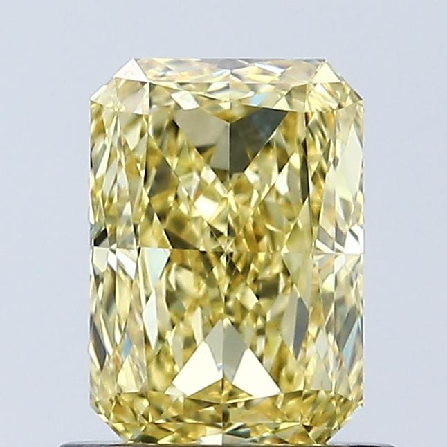 1.01 Ct. Fancy Vivid Yellow Radiant Lab Grown Diamond
