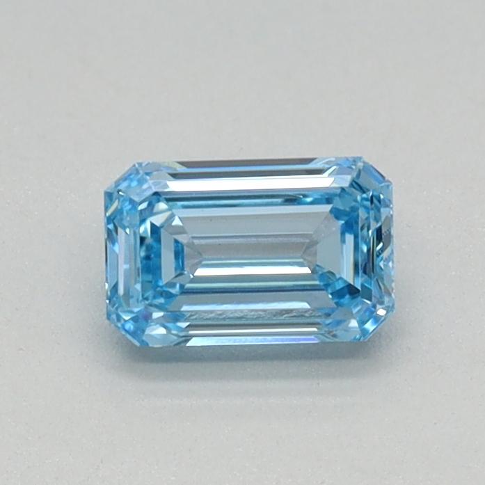 0.33 Ct. Fancy Intense Blue Emerald Lab Grown Diamond