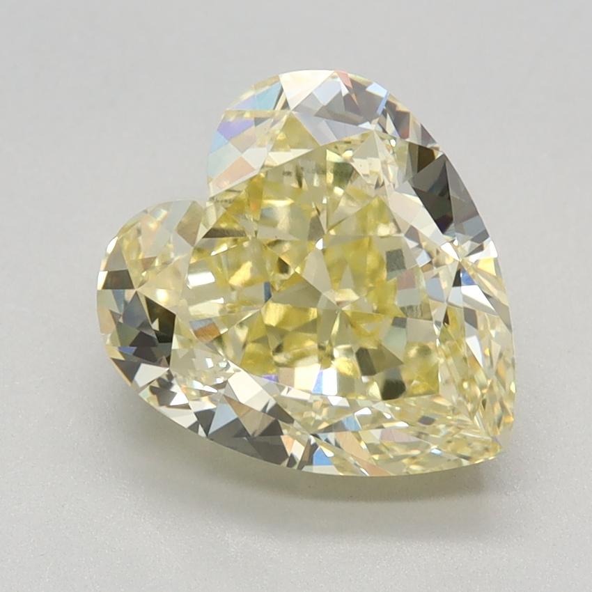 3.08 Ct. Fancy Intense Yellow Heart Lab Grown Diamond